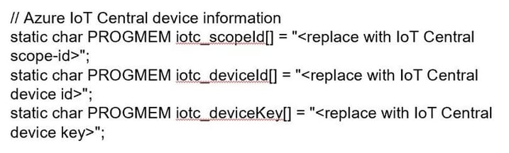 Azure IoT Central Device Information