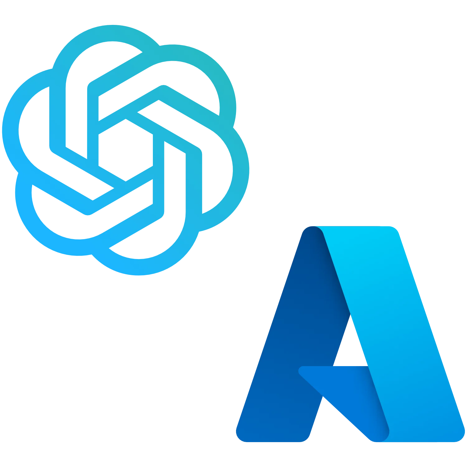 OpenAI & Azure logo's